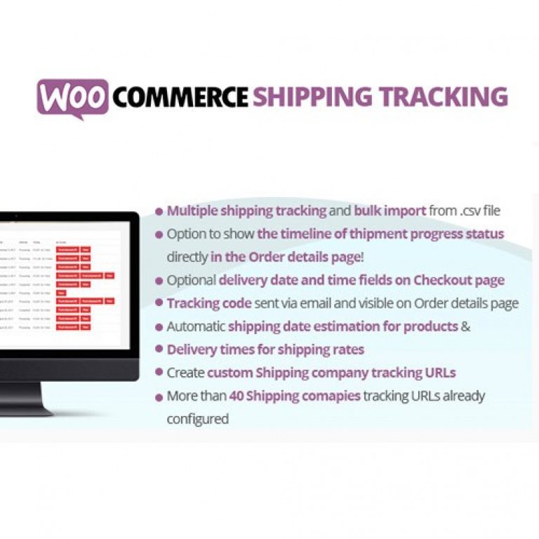 WooCommerce Shipping Tracking