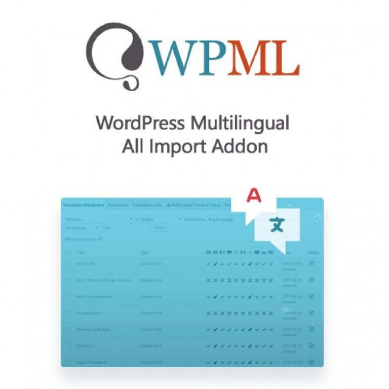 WordPress Multilingual All Import Addon