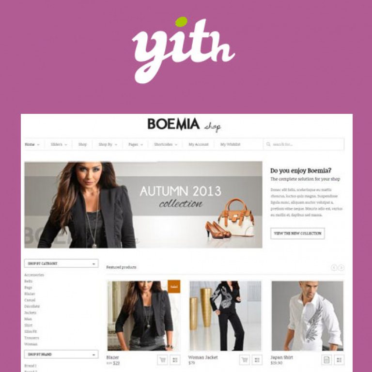 YITH Boemia – The Best WordPress E-Commerce Theme