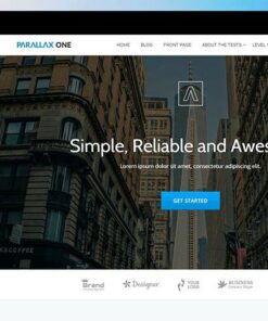 Parallax One Plus WordPress Theme