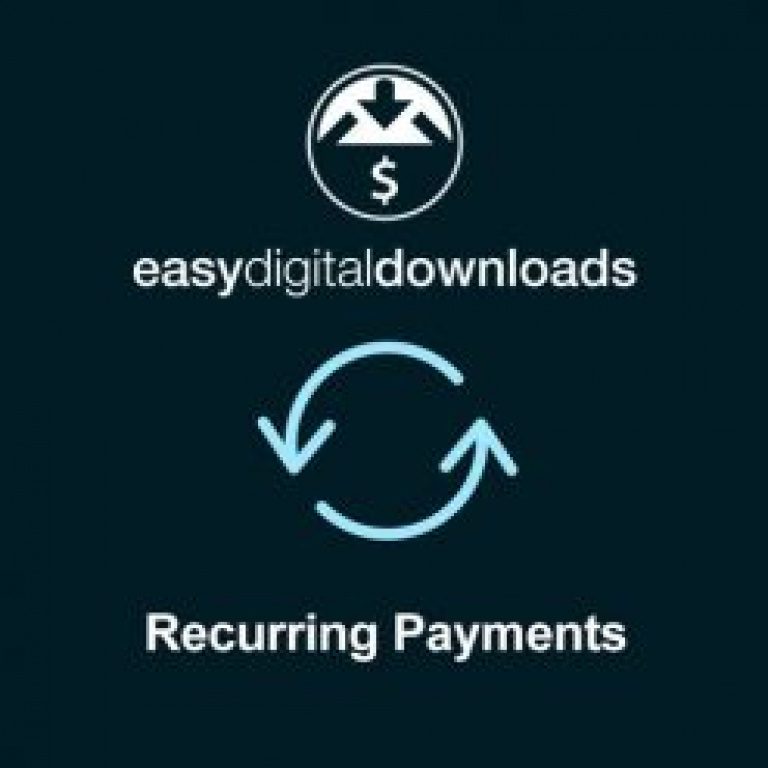 Easy Digital Downloads Recurring Payments Addon