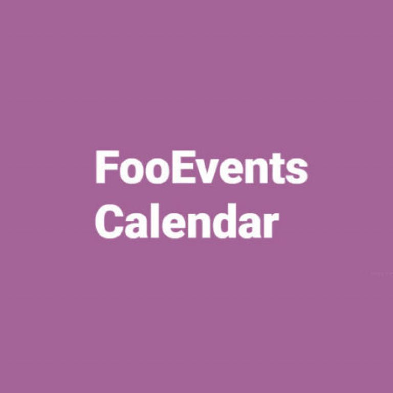 FooEvents Calendar