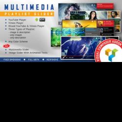 Multimedia Playlist Slider for WPBakery Page Builder
