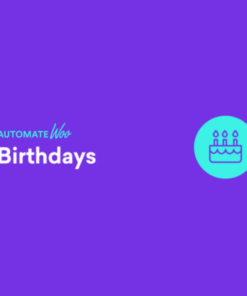 AutomateWoo – Birthdays Add-on