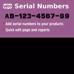 Easy Serial Numbers For WooCommerce – WordPress Plugin