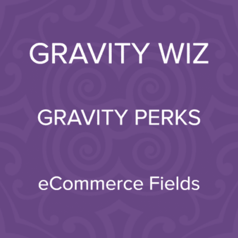 Gravity Perks eCommerce Fields