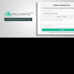 MailChimper PRO – WordPress MailChimp Signup Form