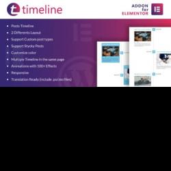 Timeline for Elementor WordPress Plugin