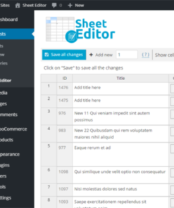 WP Sheet Editor (Premium)