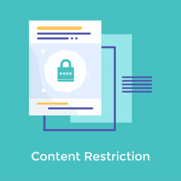 User Registration Content Restriction