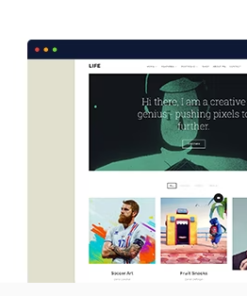 Life - Boxed Portfolio WordPress Theme