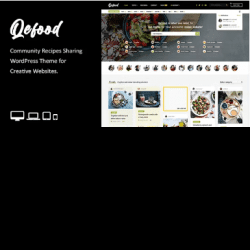 Qefood - Community Sharing WordPress Theme