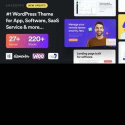 ShadePro – Startup & SaaS WordPress Theme