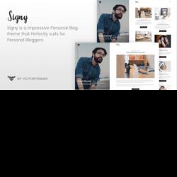 Signy – A Personal Blog WordPress Theme