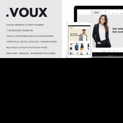 Voux Fashion Shopping Theme