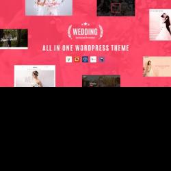 Wedding – All in One WordPress Theme