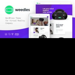 Weedles – Virtual Reality Landing Page & Store WordPress Theme