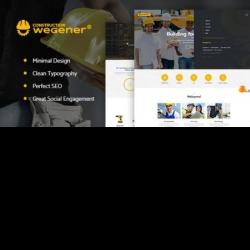 Wegener | Construction & Engineering WordPress Theme