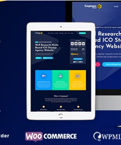 Creptaam - Bitcoin, ICO Landing and Cryptocurrency WordPress Theme