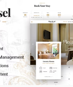 Fleurdesel - Book Hotel WordPress Theme