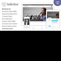 Solicitor Law Business Responsive WordPress Theme