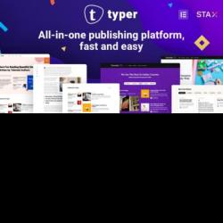 Typer – Amazing Blog and Multi Author Publishing Theme