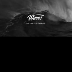 Waves – Fullscreen Video One-Page WordPress Theme