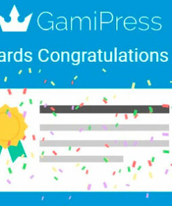 GamiPress Points Cards Congratulations Popups