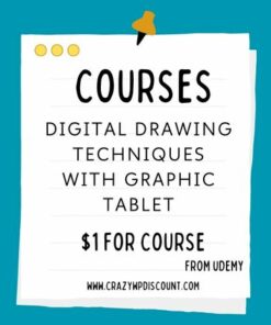 Digital Drawing Techniques with Graphic Tablet Course