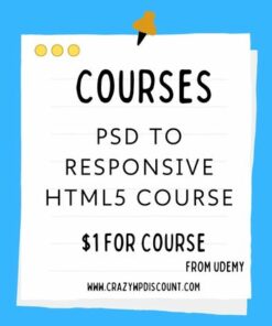 PSD to Responsive HTML5 Course