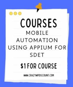 Mobile automation using Appium for SDET Course