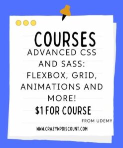 Advanced CSS and Sass: Flexbox, Grid, Animations and More! Course